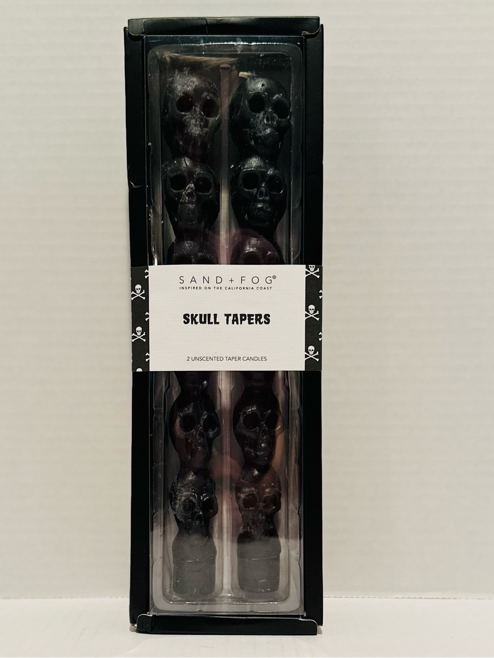 Sand + Fog NWT Set of 2 Skeleton Taper Candles